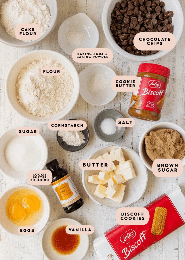 Essential Ingredients for Homemade cookie butter cookies