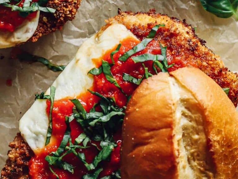 chicken parmesan sandwich